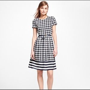 Brooks Brothers 100% Silk Pleated Dress